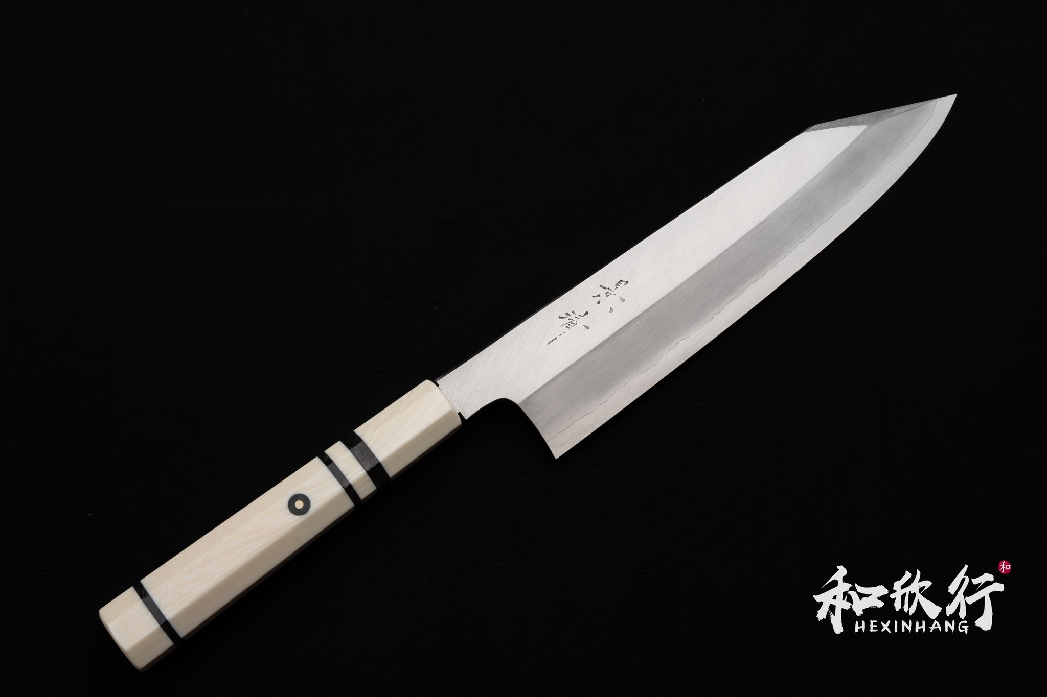 馬場刃物　景清　和切付牛刀240mm 銀三鋼　両鎬 和欣行」現貨、馬場刃物景清銀三鋼本霞勘所型橫幅單刃切付牛刀